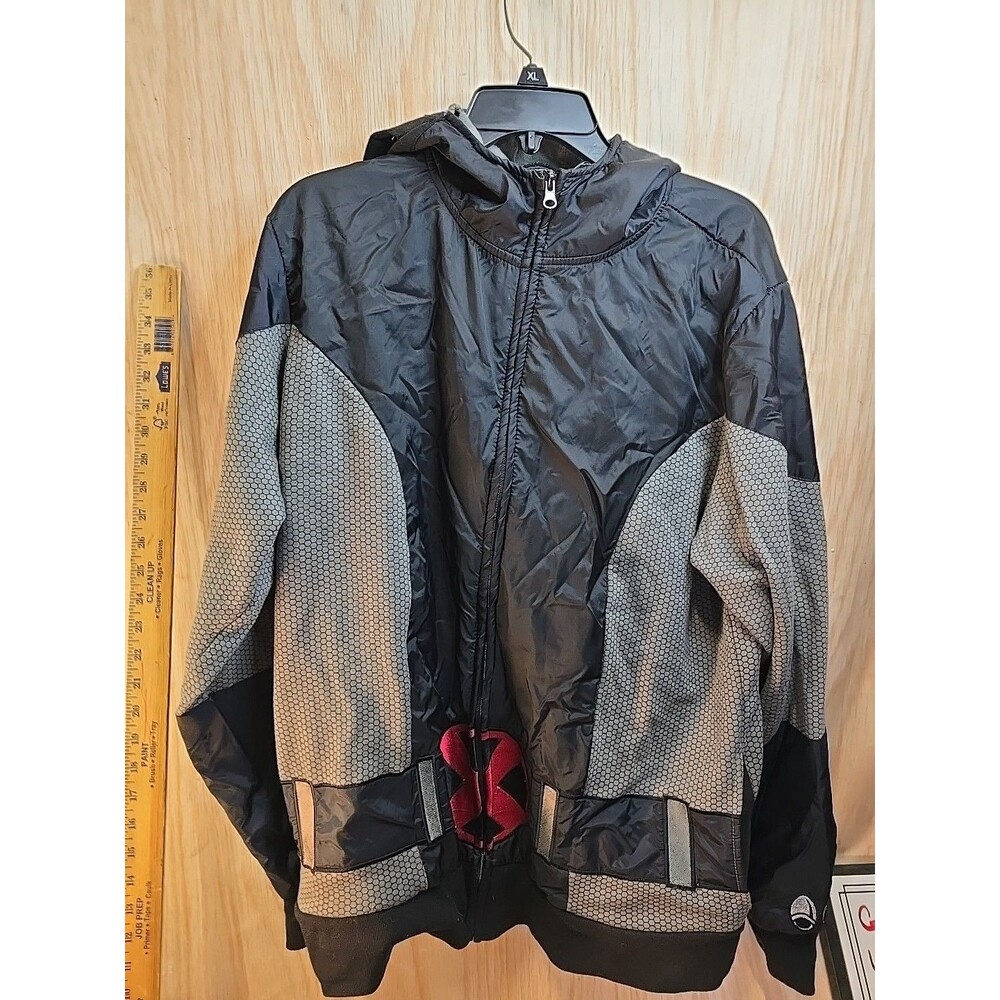 Marvel Wolverine Mad Engine Hoodie Mens L Black Masked X Force Great Condition